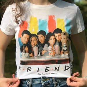 F•R•I•E•N•D•S white shirt